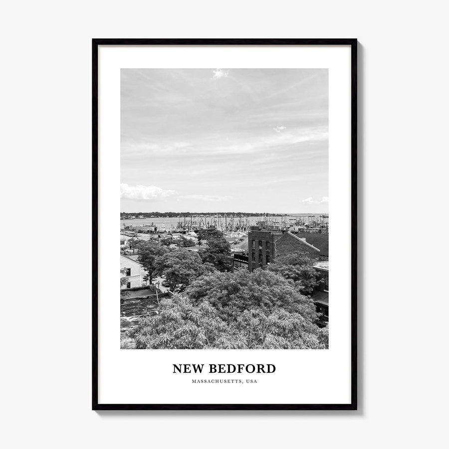 New Bedford Classic Poster, framed poster mockup