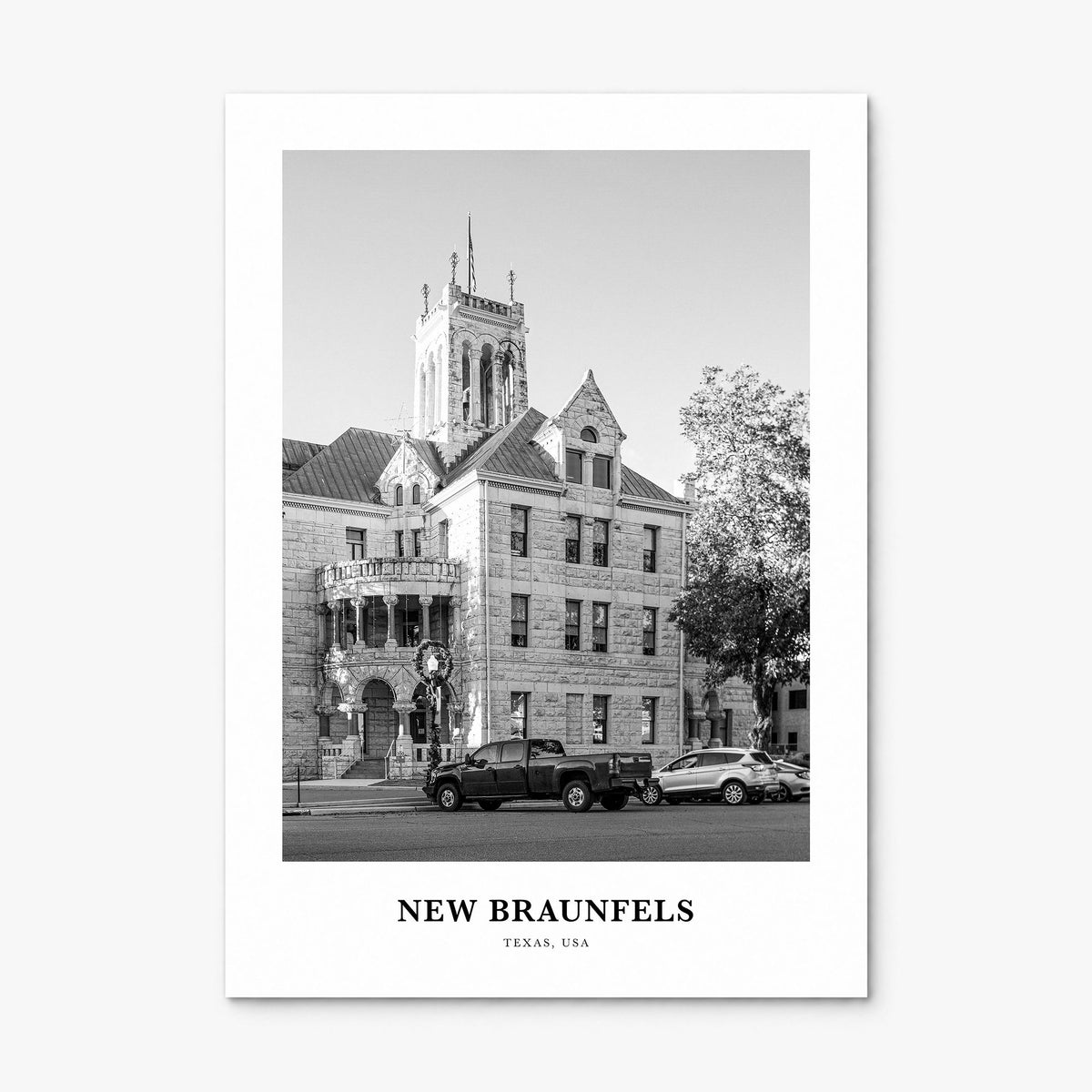 New Braunfels Classic Poster, print only (unframed)