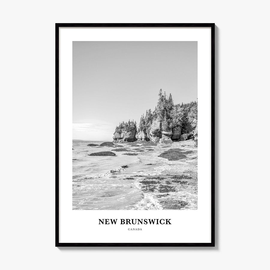 New Brunswick Classic Poster, framed poster mockup