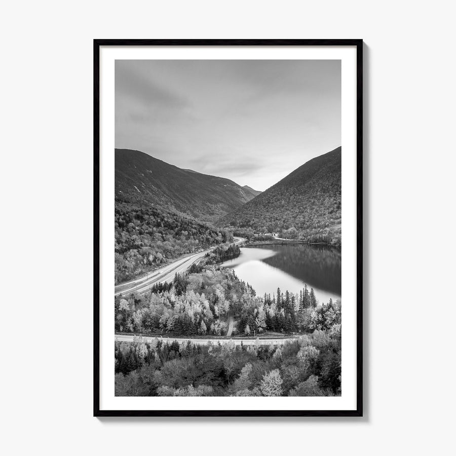 New Hampshire Photo Poster, framed poster mockup, white border