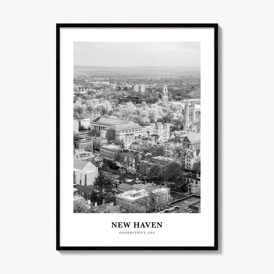 New Haven Classic Poster, framed poster mockup
