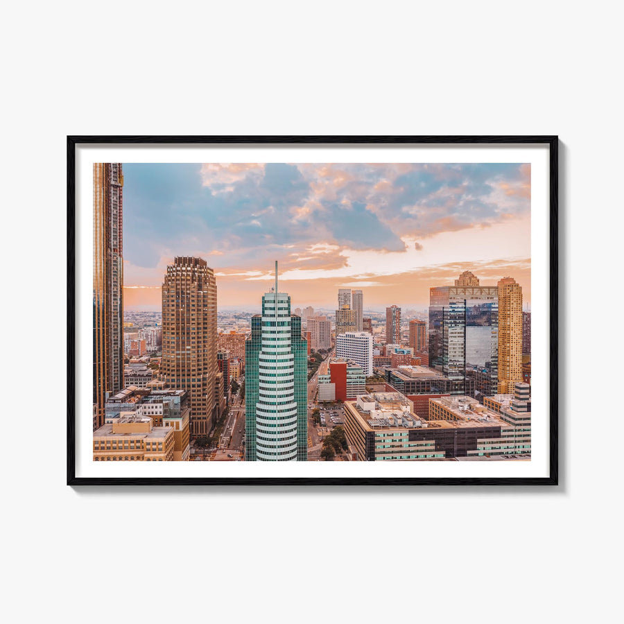 New Jersey colorful photo poster of United States – horizontal wall art, unframed print shown in interior mockup