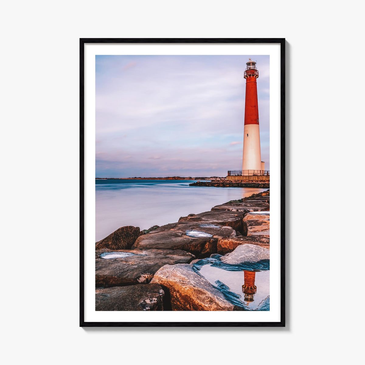 New Jersey no. 2 colorful photo poster of United States – vertical wall art, unframed print shown in interior mockup