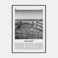 New Jersey No 2 Poster None / 8x12 in Nbourhood Travel B&W Poster