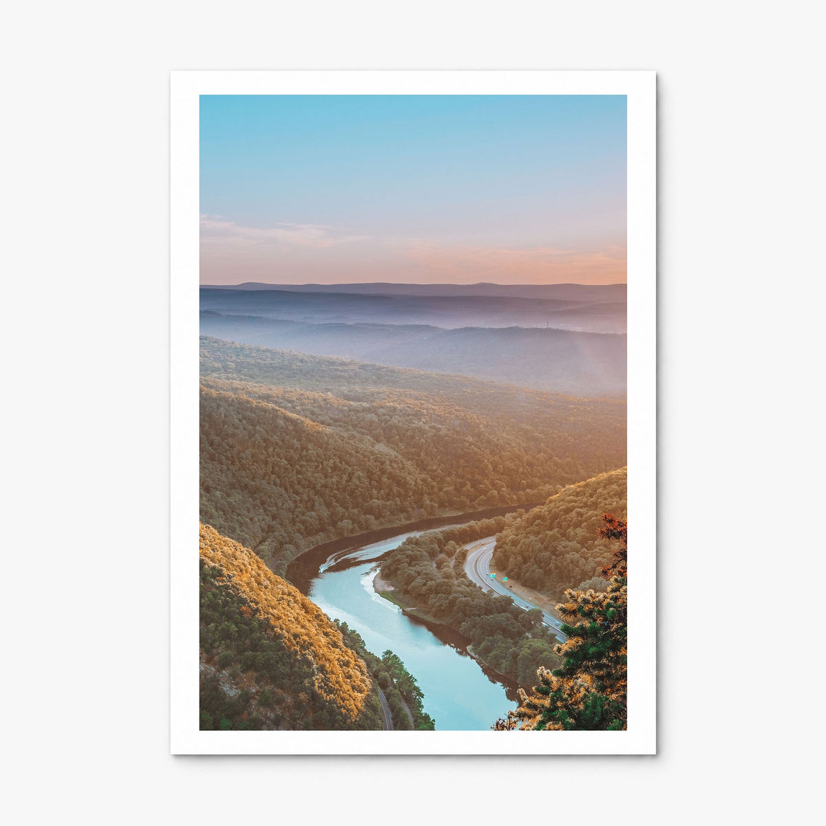 New Jersey Photo No 1 Poster, print only (unframed), white border
