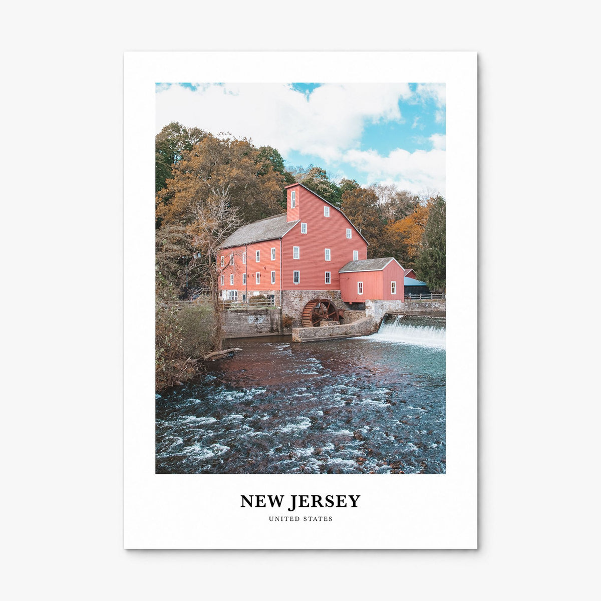 New Jersey Classic No 1 Poster, print only (unframed)
