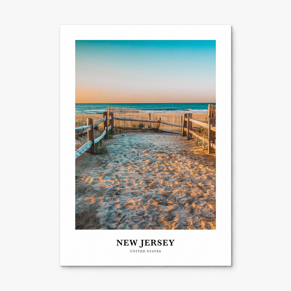 New Jersey Classic No 2 Poster, print only (unframed)