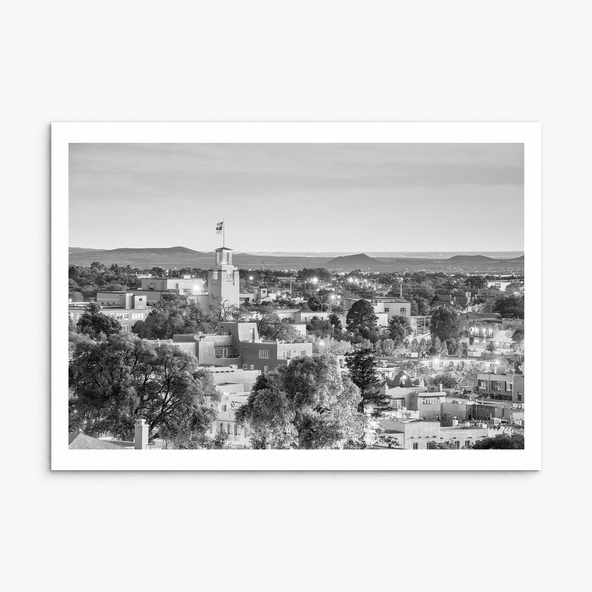 New Mexico Photo Poster, print only (unframed), white border