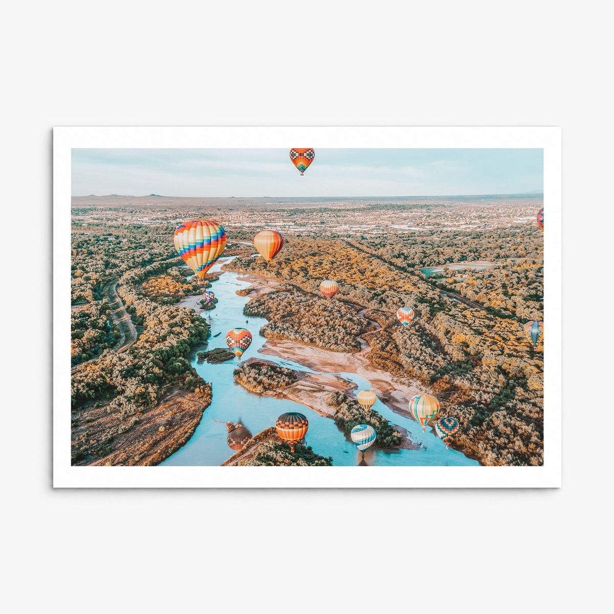 New Mexico Photo Poster, print only (unframed), white border