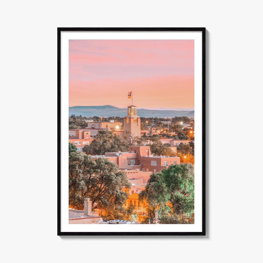 New Mexico no. 2 colorful photo poster of United States – vertical wall art, unframed print shown in interior mockup