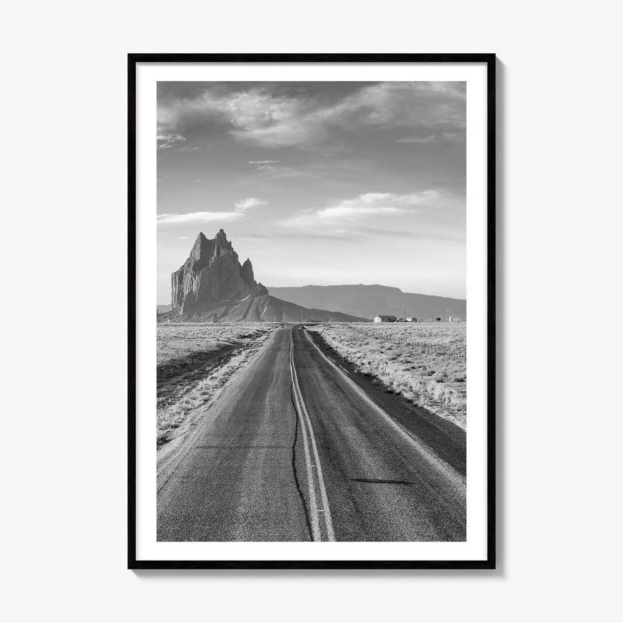 New Mexico Photo Poster, framed poster mockup, white border