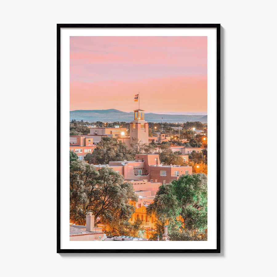 New Mexico Photo No 2 Poster, framed poster mockup, white border