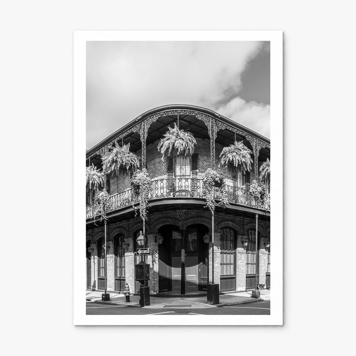 New Orleans Photo No 1 Poster, print only (unframed), white border