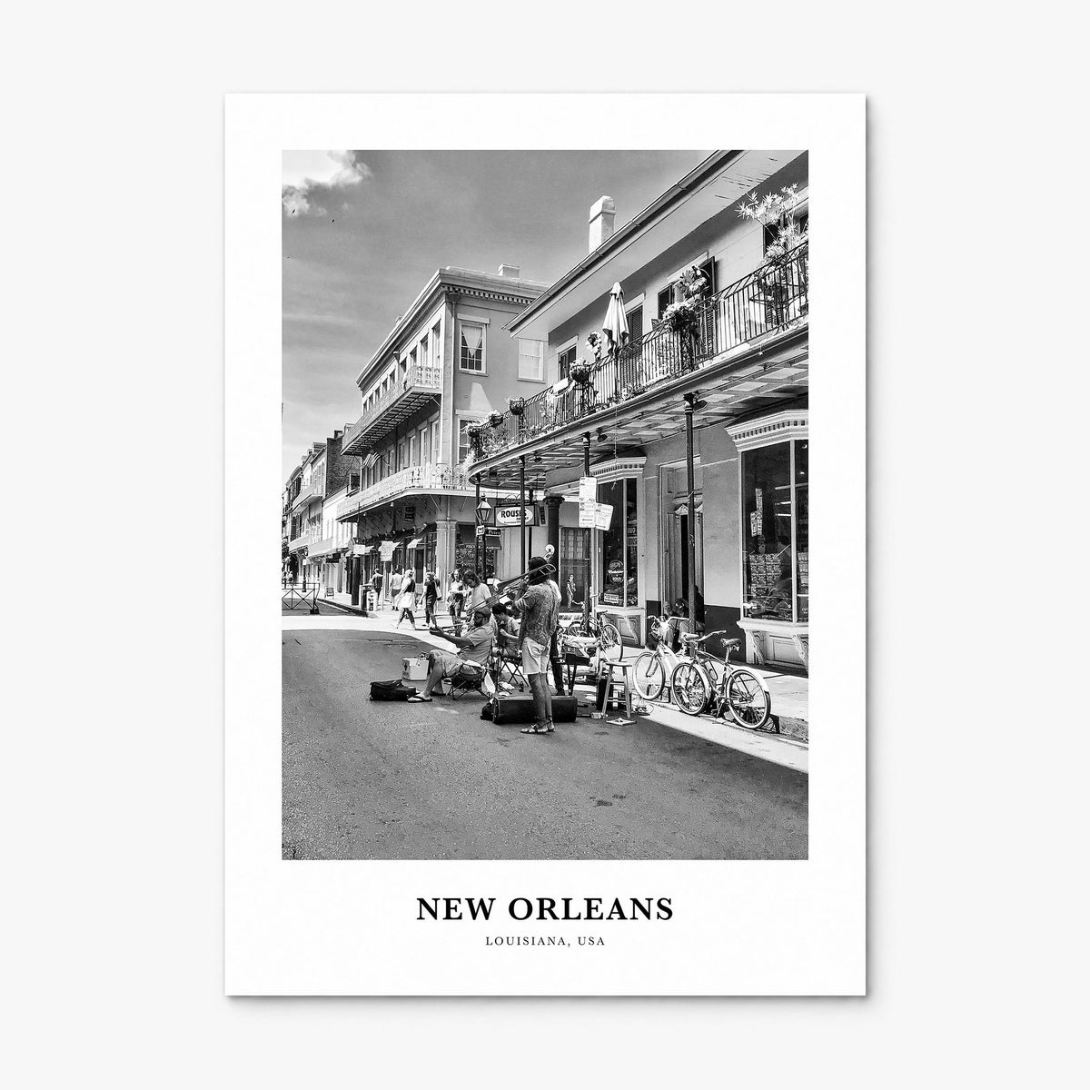 New Orleans Classic No 4 Poster, print only (unframed)