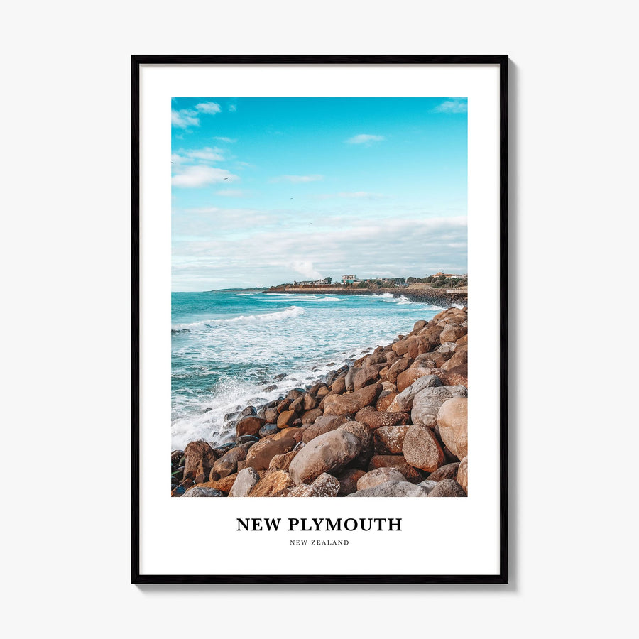 New Plymouth Classic Poster, framed poster mockup