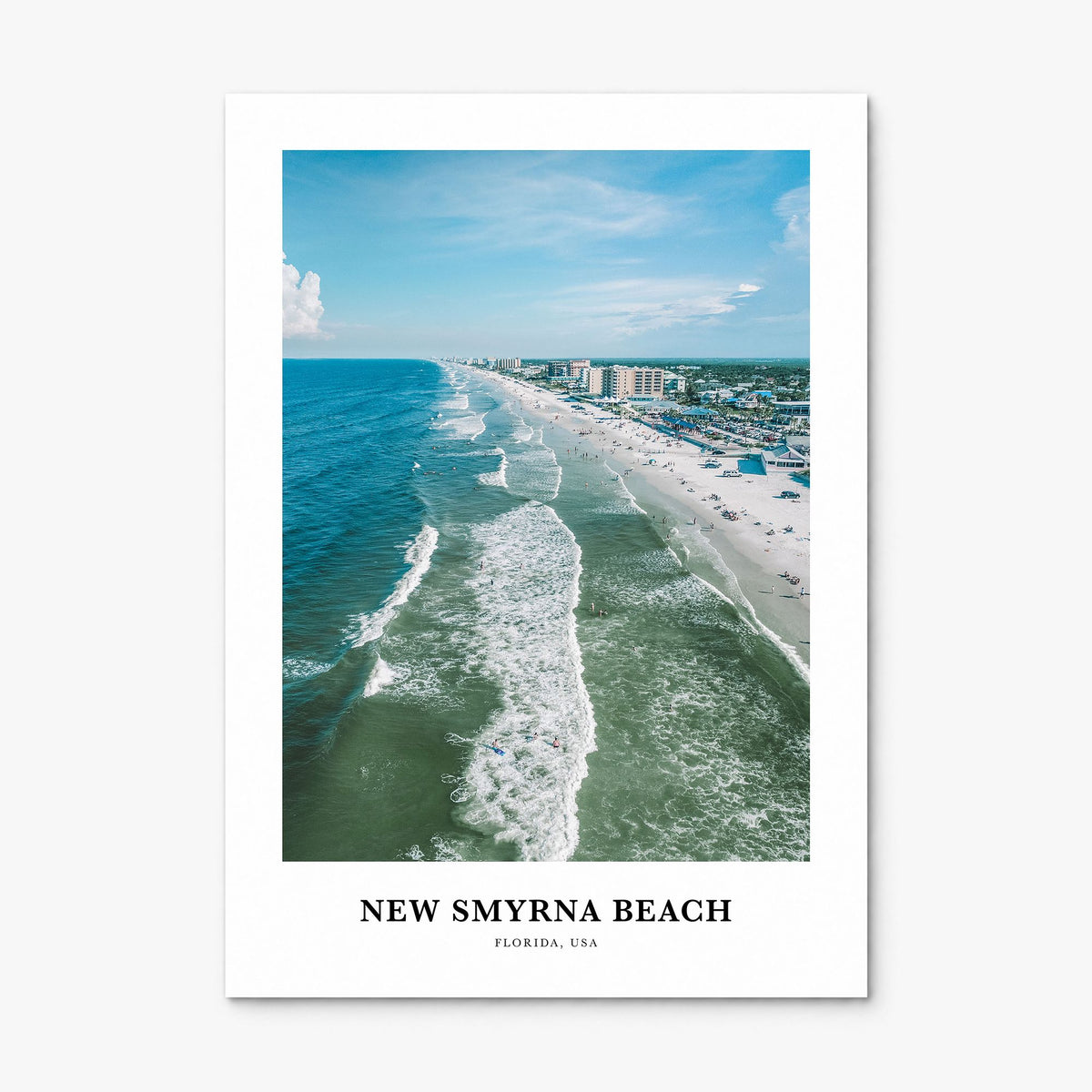New Smyrna Beach Classic Poster, print only (unframed)