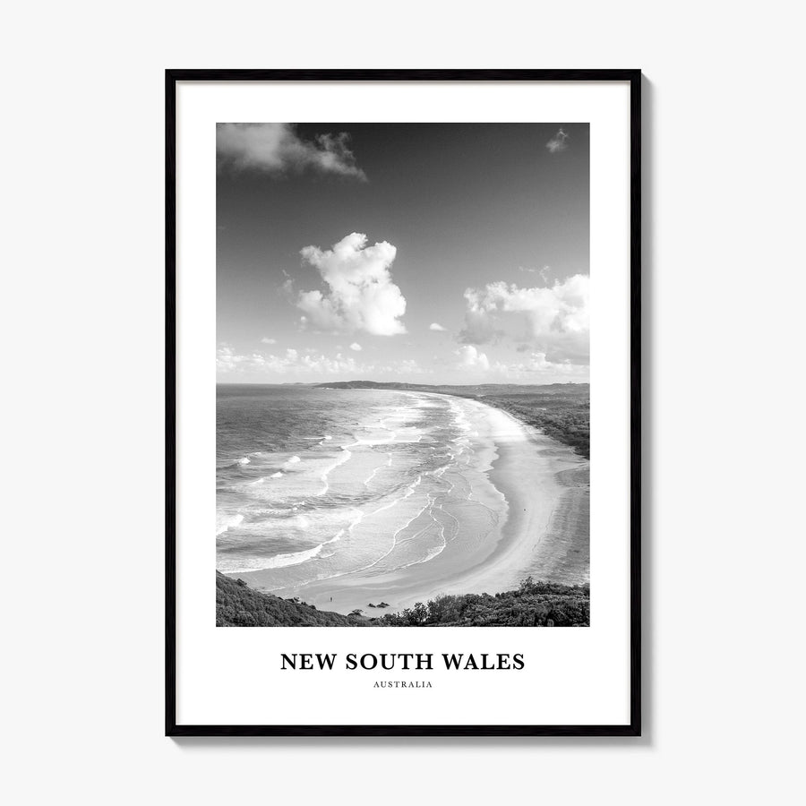 New South Wales Classic Poster, framed poster mockup