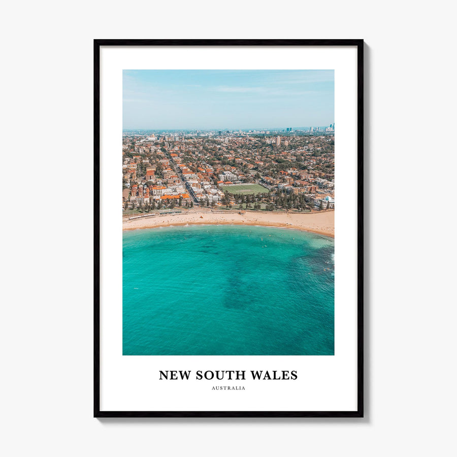 New South Wales Classic No 1 Poster, framed poster mockup