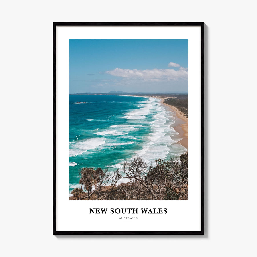 New South Wales Classic No 2 Poster, framed poster mockup