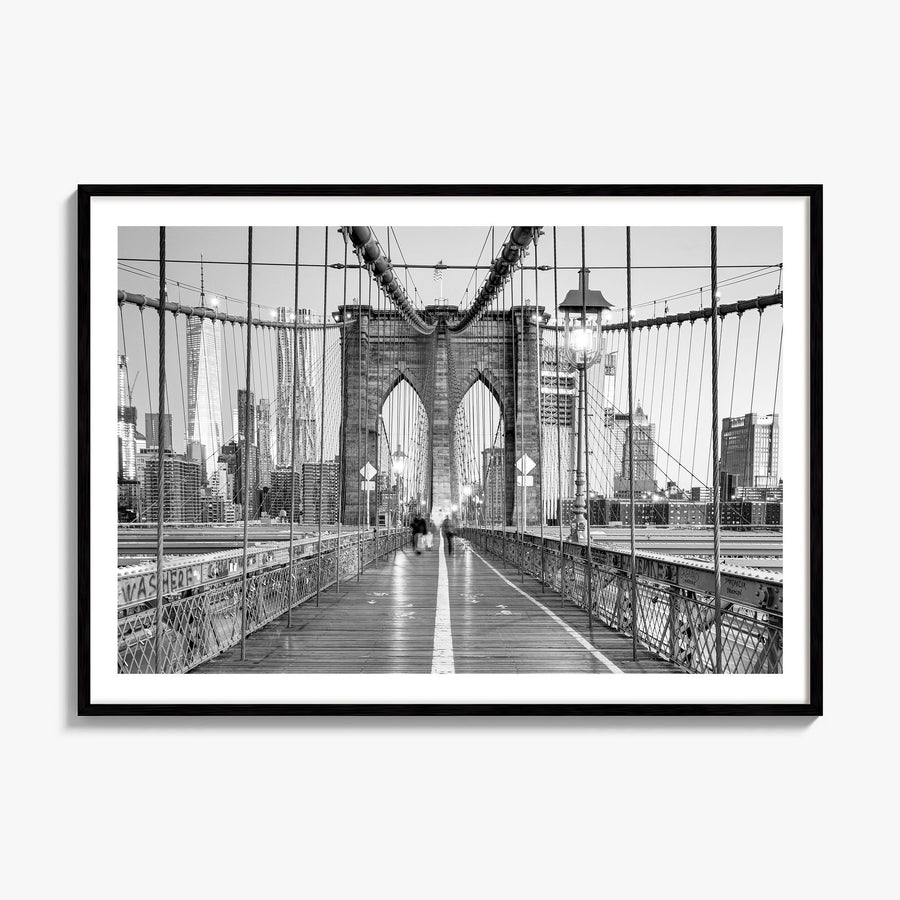 New York City Photo No 2 Poster, framed poster mockup, white border