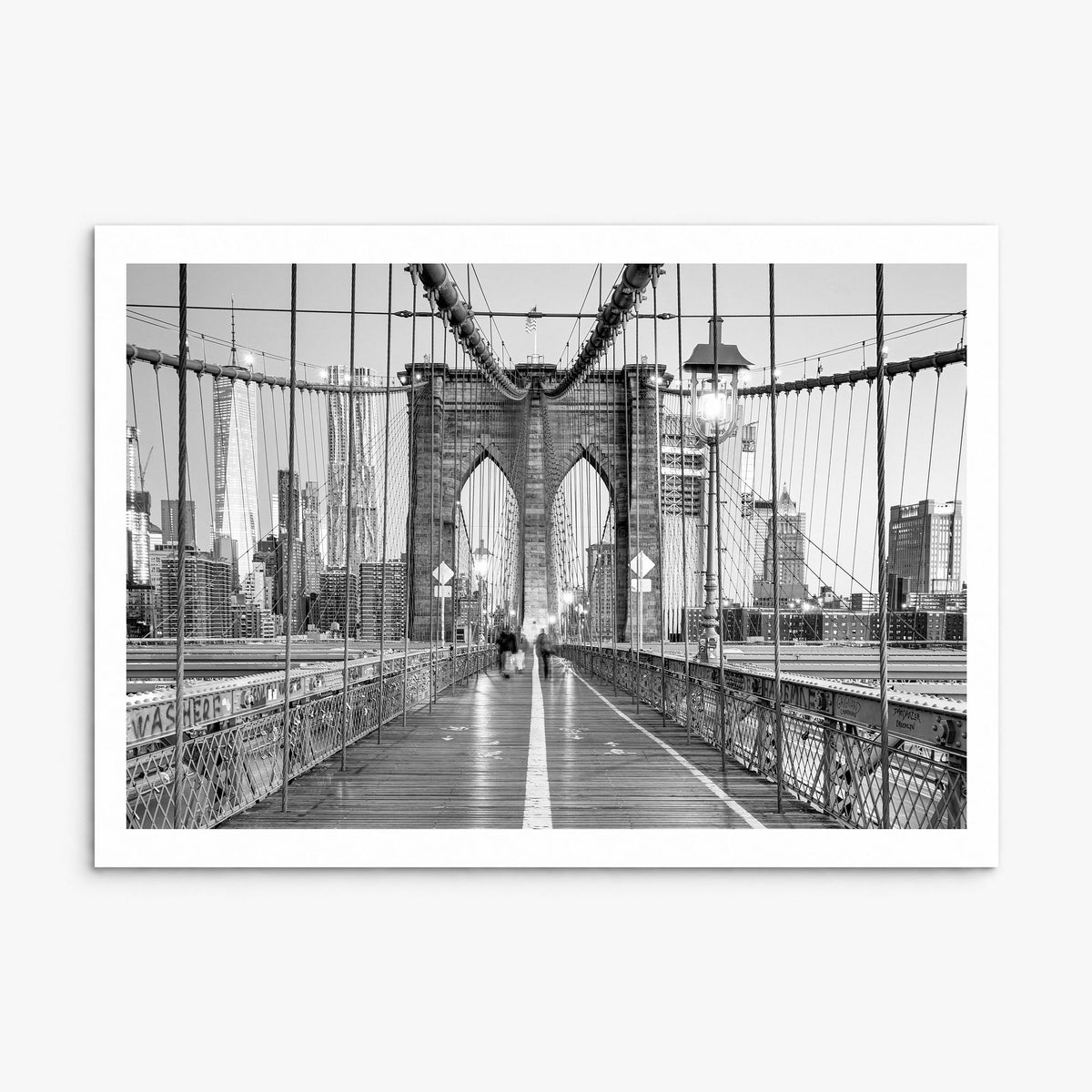 New York City Photo No 2 Poster, print only (unframed), white border
