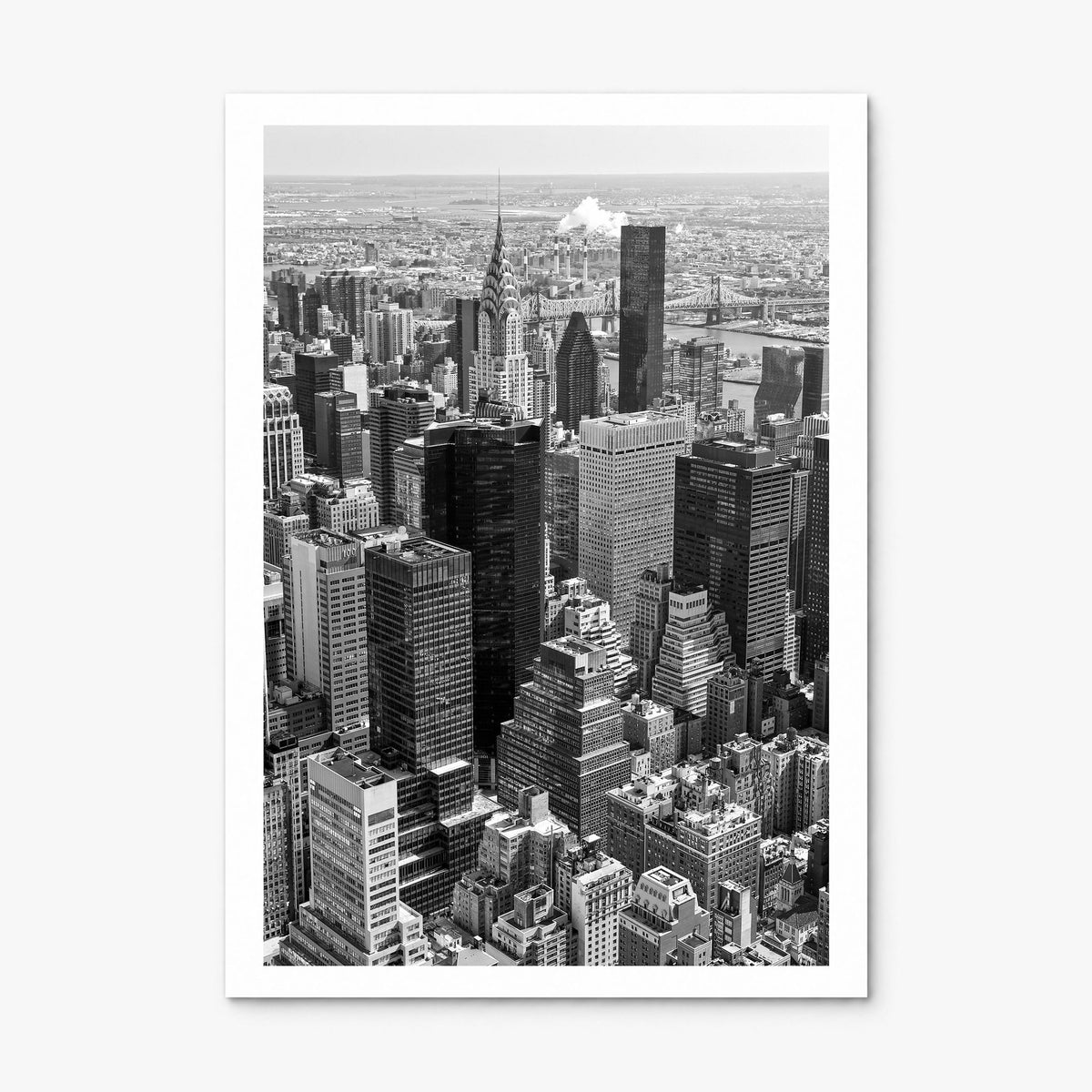 New York City Photo No 2 Poster, print only (unframed), white border
