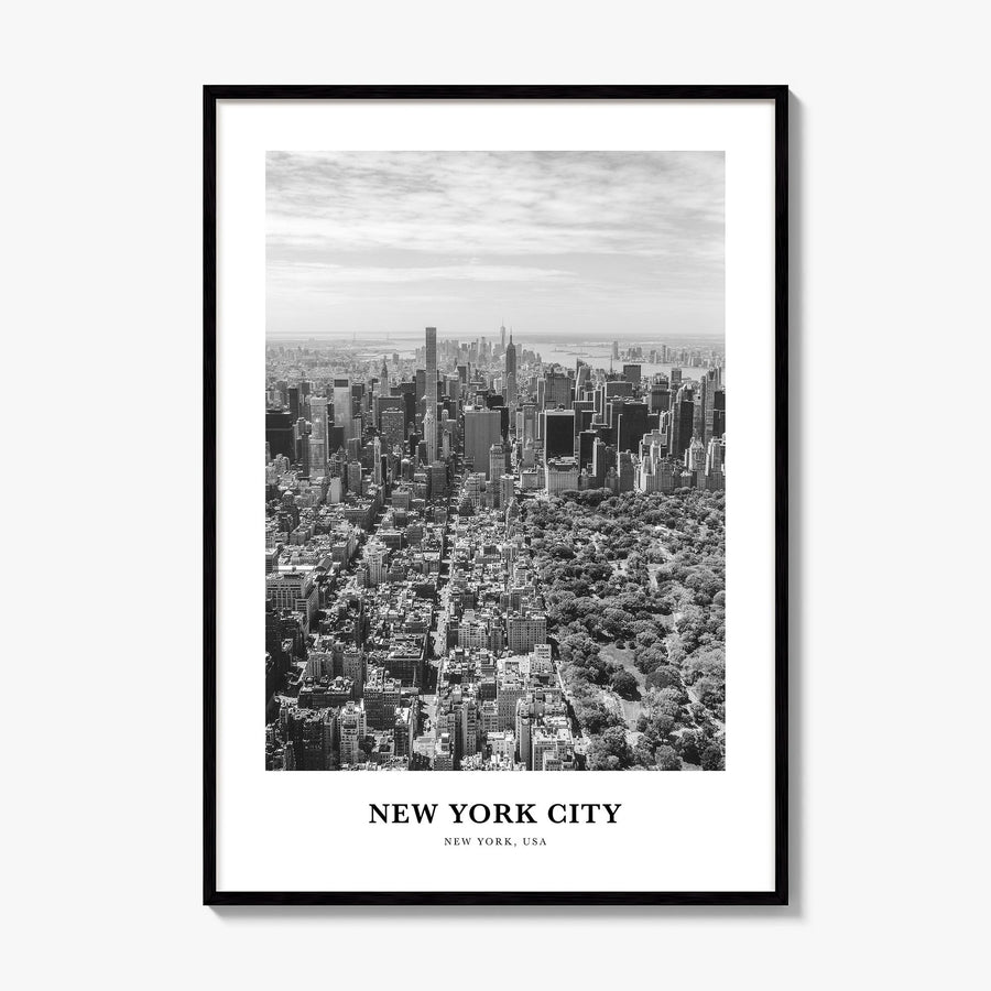 New York City Classic No 4 Poster, framed poster mockup