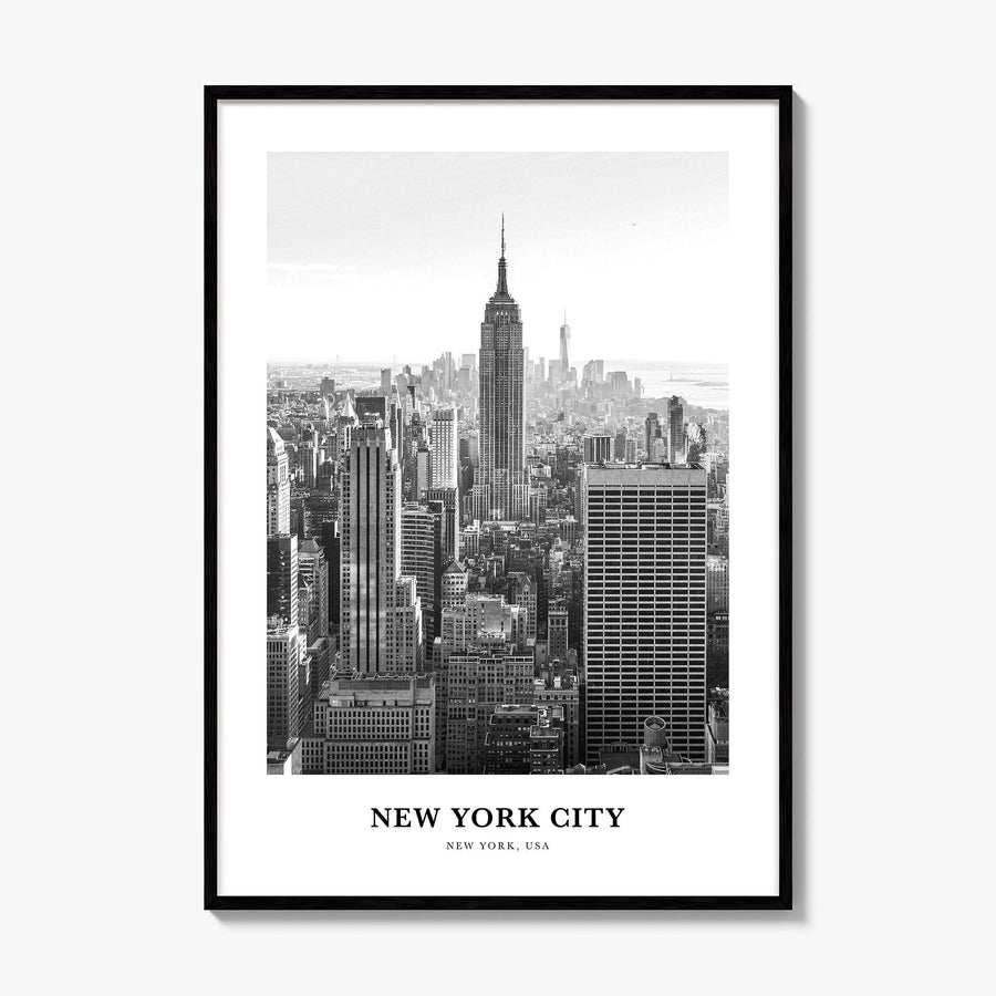 New York City Classic No 1 Poster, framed poster mockup