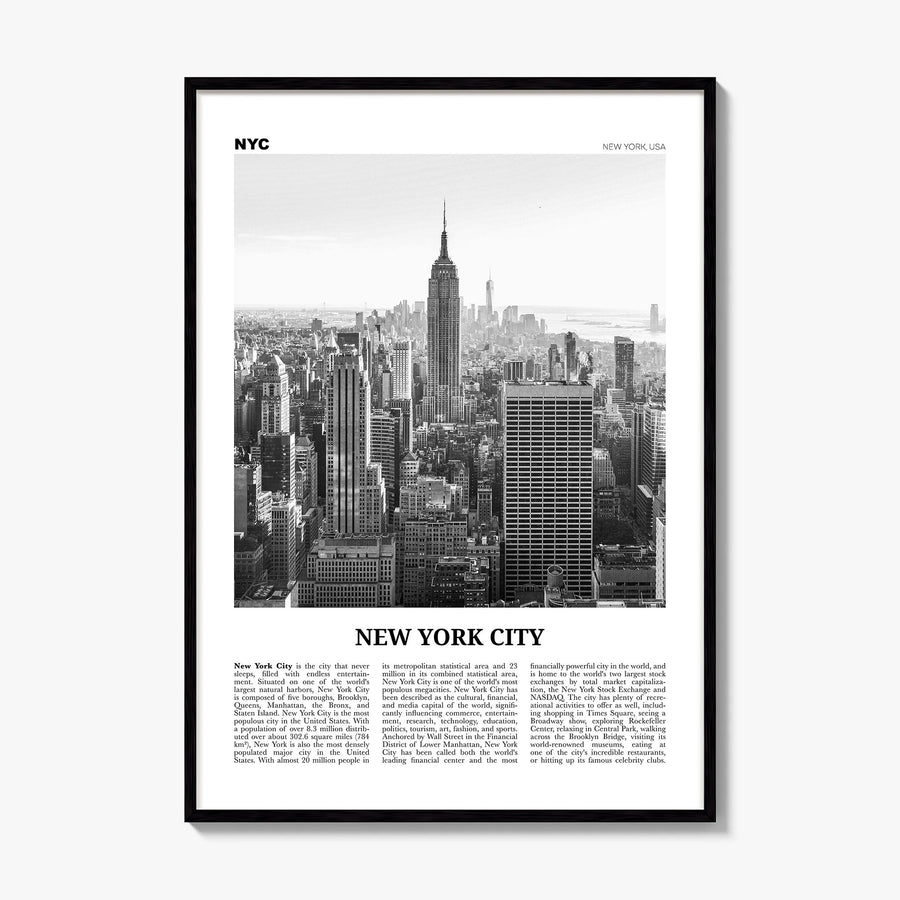 New York City Newspaper No 1 Poster mockup