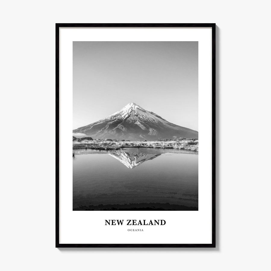 New Zealand Classic No 1 Poster, framed poster mockup