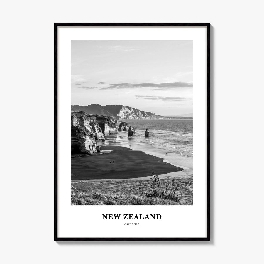 New Zealand Classic No 2 Poster, framed poster mockup