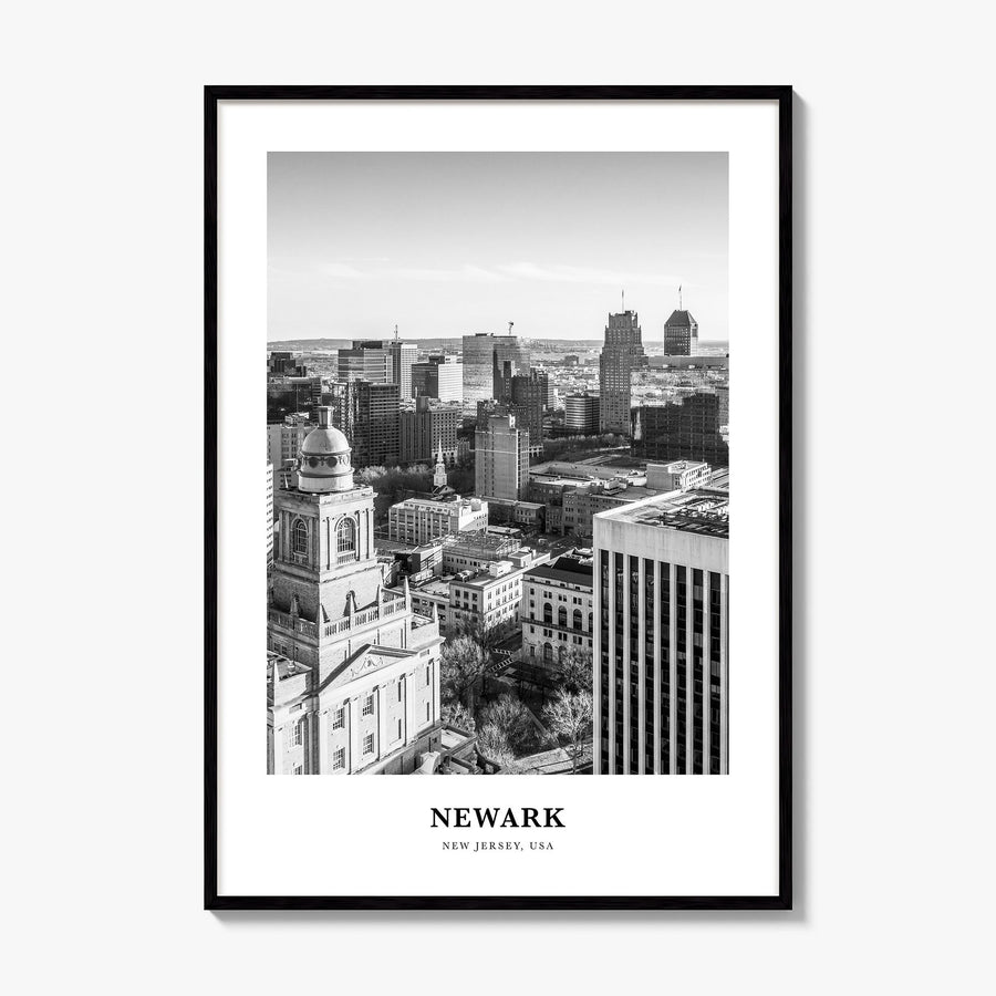 Newark Classic Poster, framed poster mockup