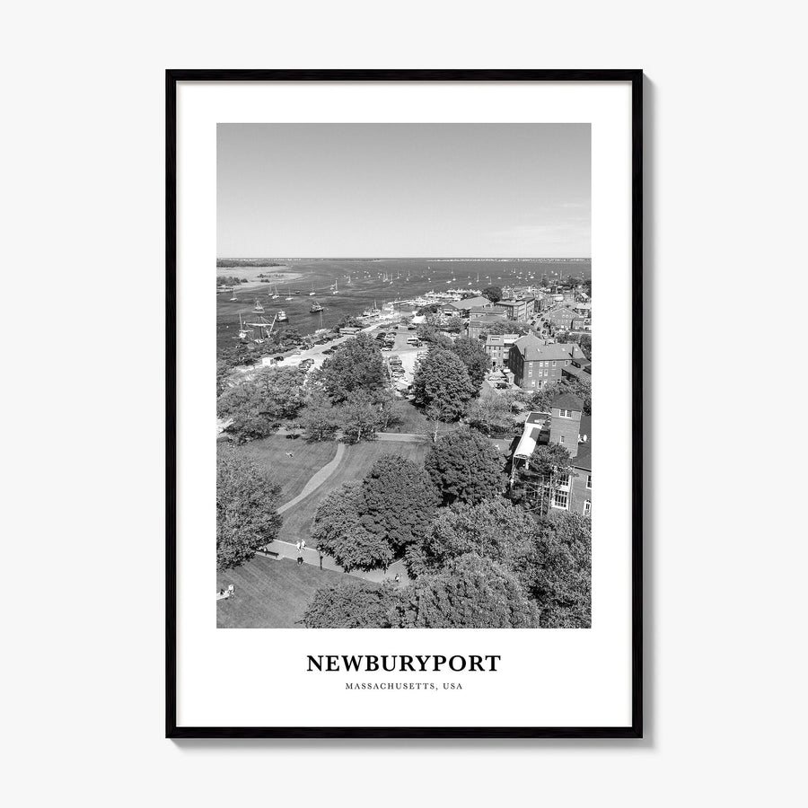Newburyport Classic Poster, framed poster mockup