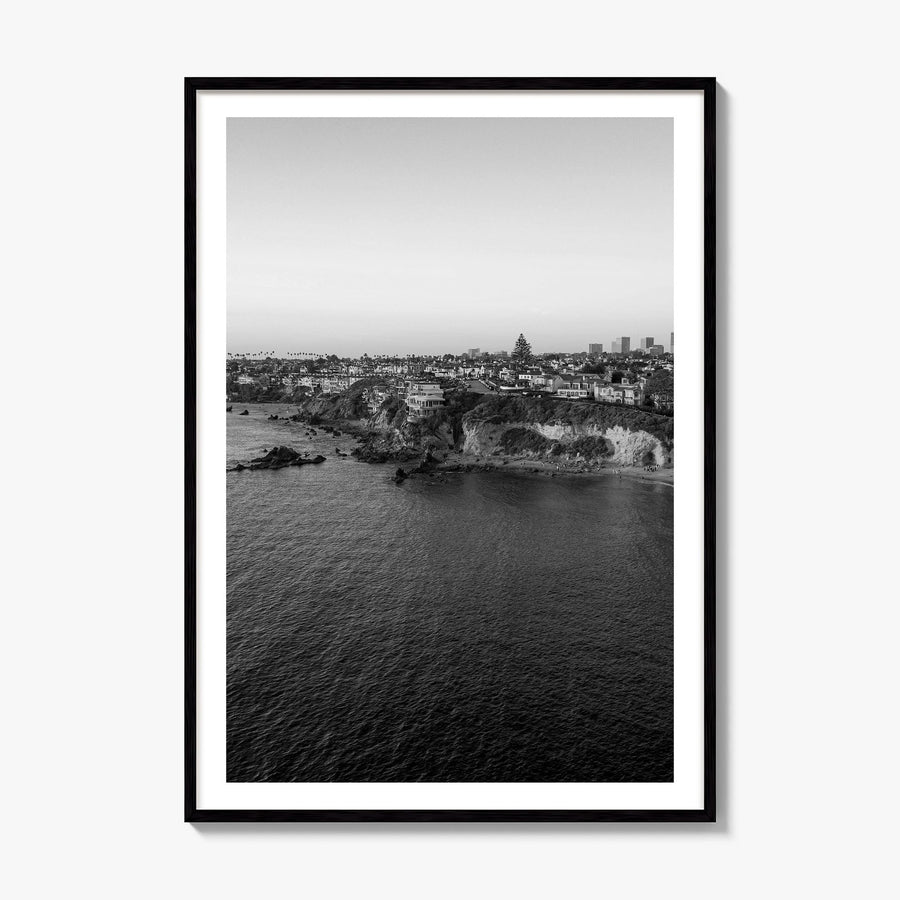 Newport Beach Photo No 1 Poster, framed poster mockup, white border