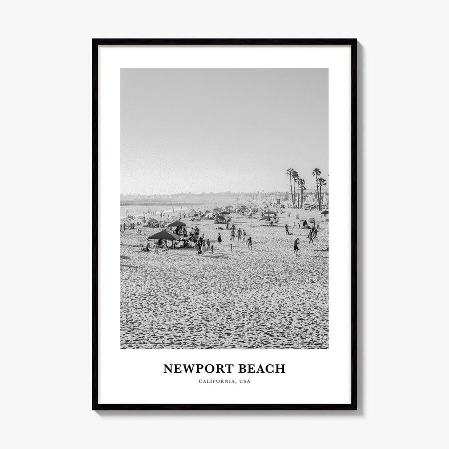 Newport Beach Classic No 1 Poster, framed poster mockup