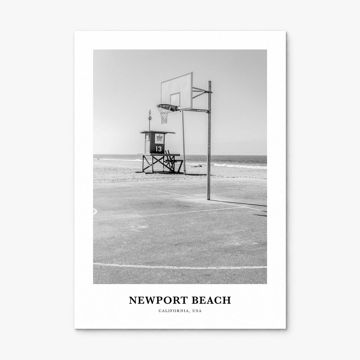 Newport Beach Classic No 2 Poster, print only (unframed)