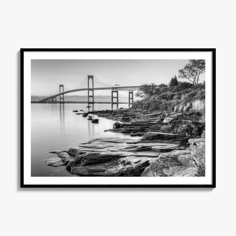 Newport, Rhode Island Photo Poster, framed poster mockup, white border