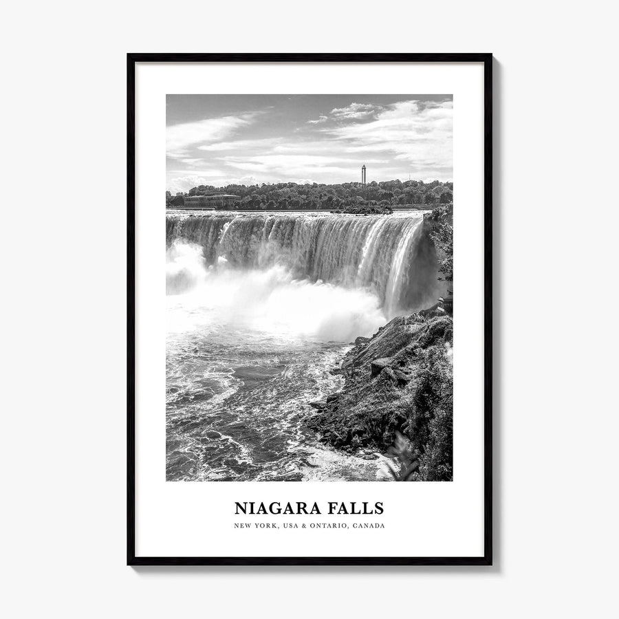 Niagara Falls Classic Poster, framed poster mockup