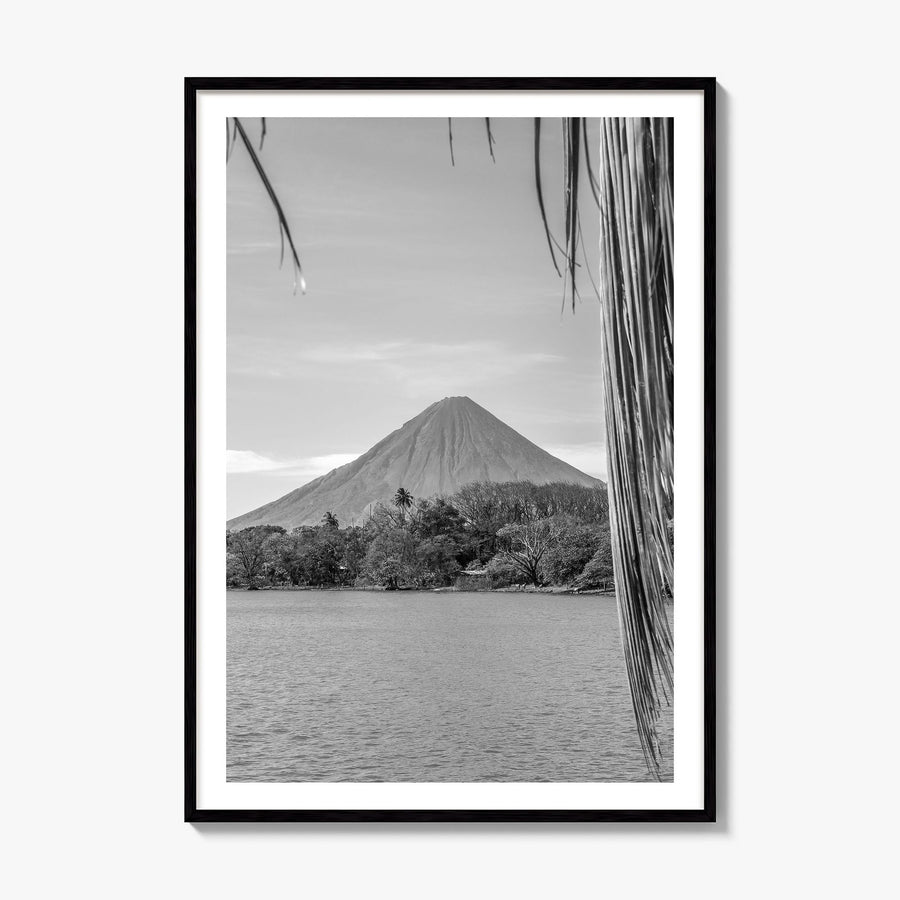 Nicaragua Photo Poster, framed poster mockup, white border