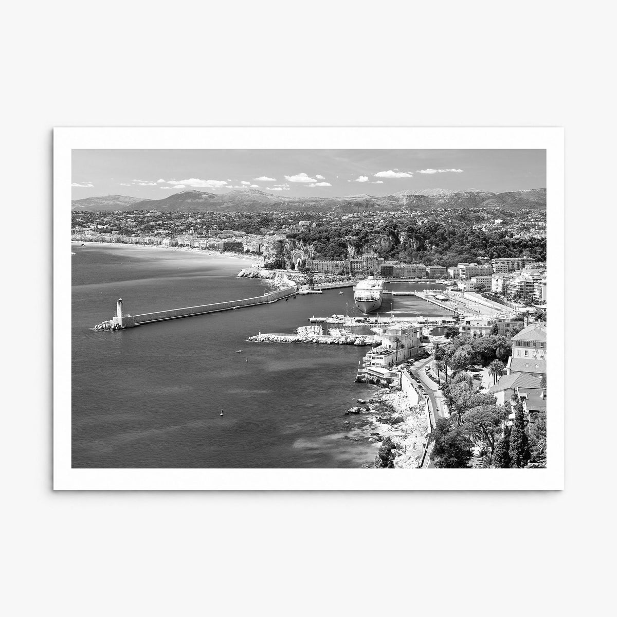 Nice Photo Poster, print only (unframed), white border