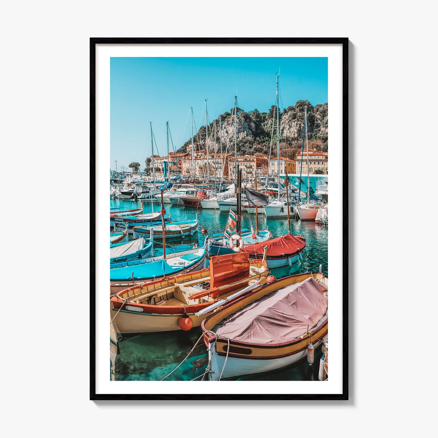 Nice Photo No 2 Poster, framed poster mockup, white border