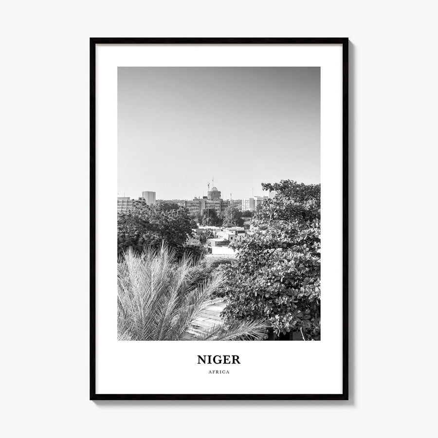 Niger Classic Poster, framed poster mockup