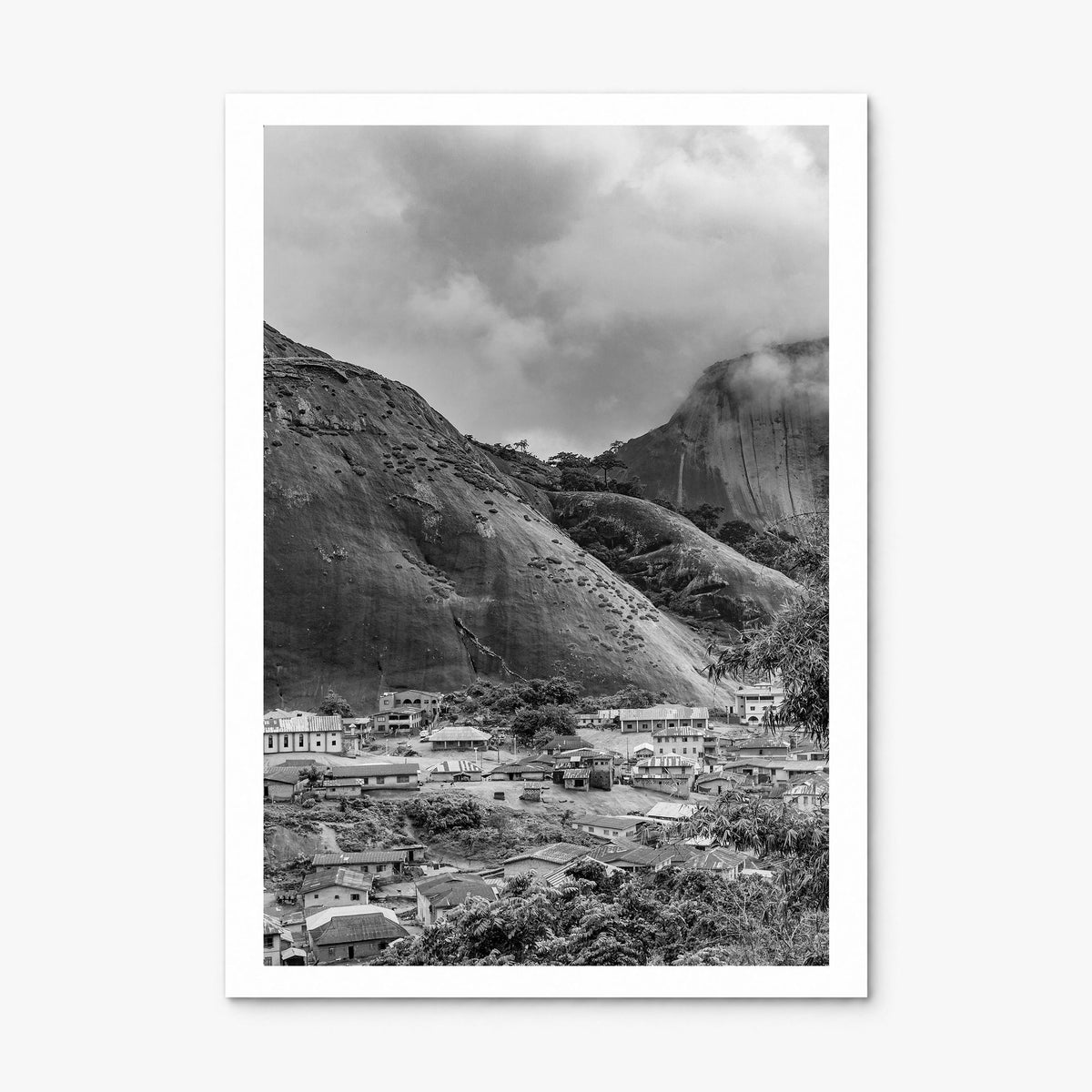 Nigeria Photo Poster, print only (unframed), white border