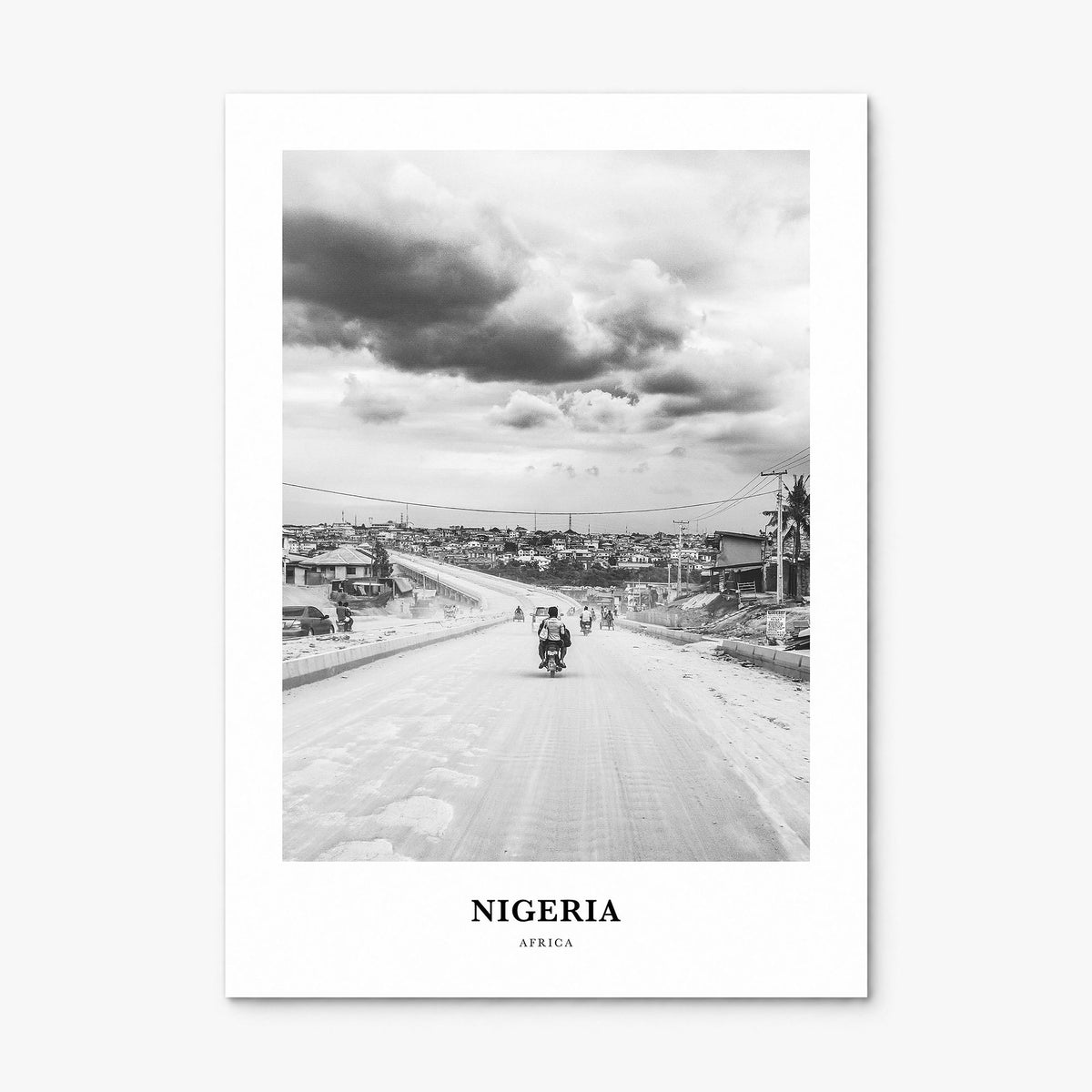Nigeria Classic No 3 Poster, print only (unframed)