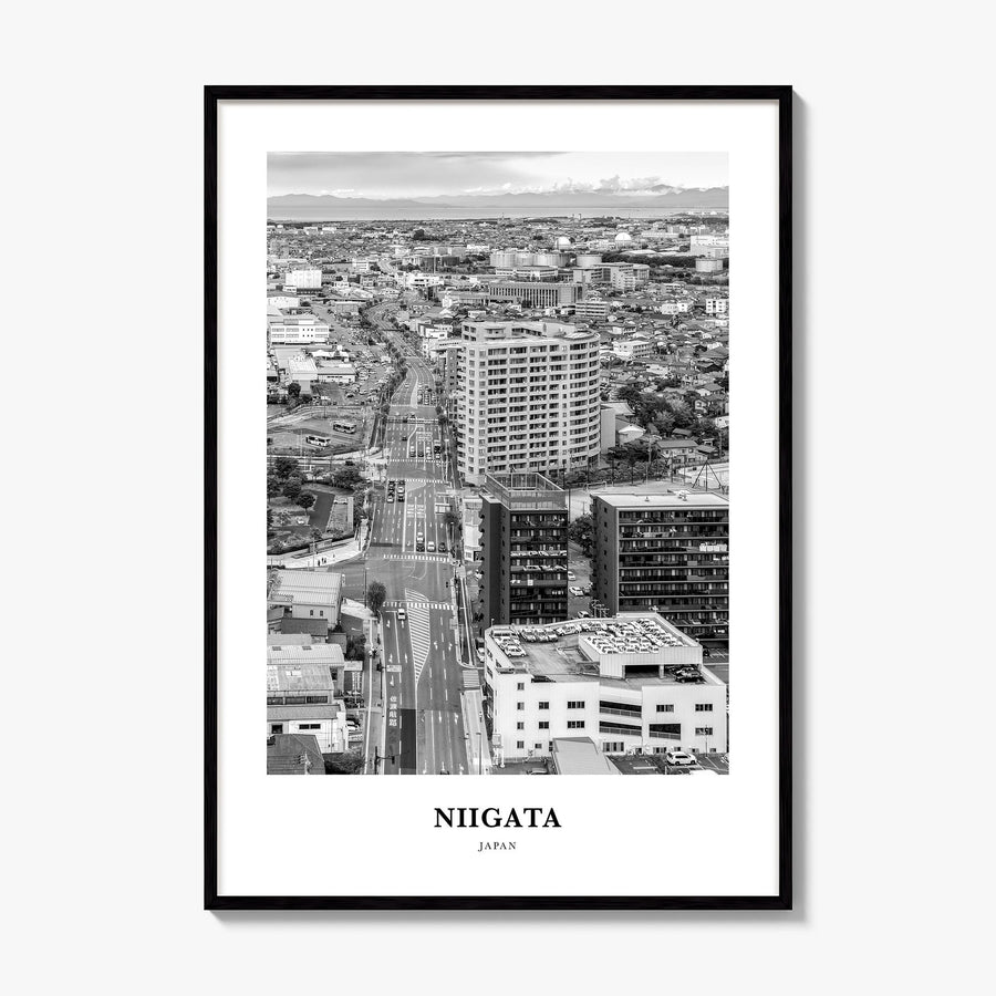 Niigata Classic Poster, framed poster mockup