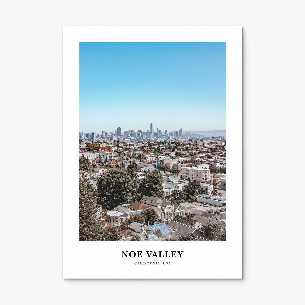 Noe Valley Classic Poster, print only (unframed)