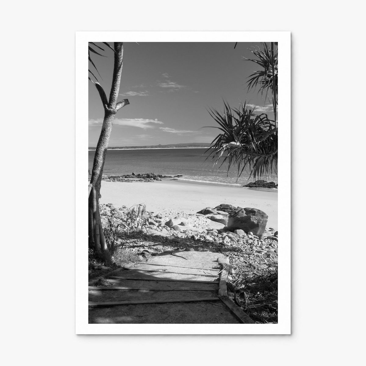 Noosa Heads Photo Poster, print only (unframed), white border
