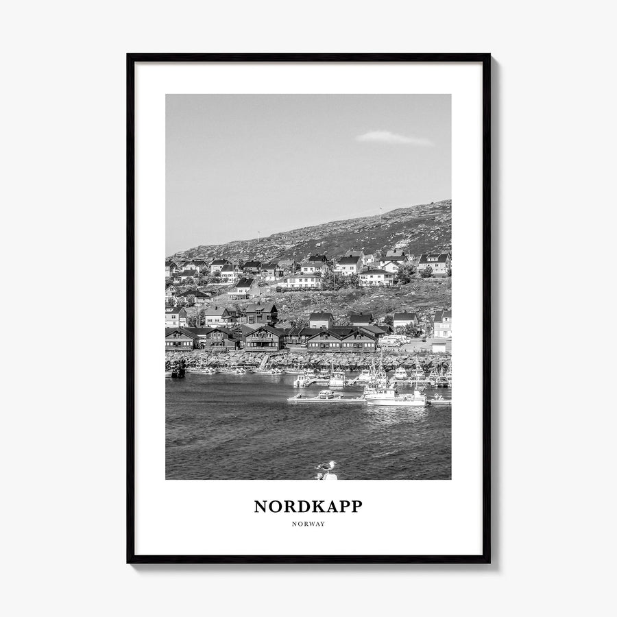Nordkapp Classic Poster, framed poster mockup