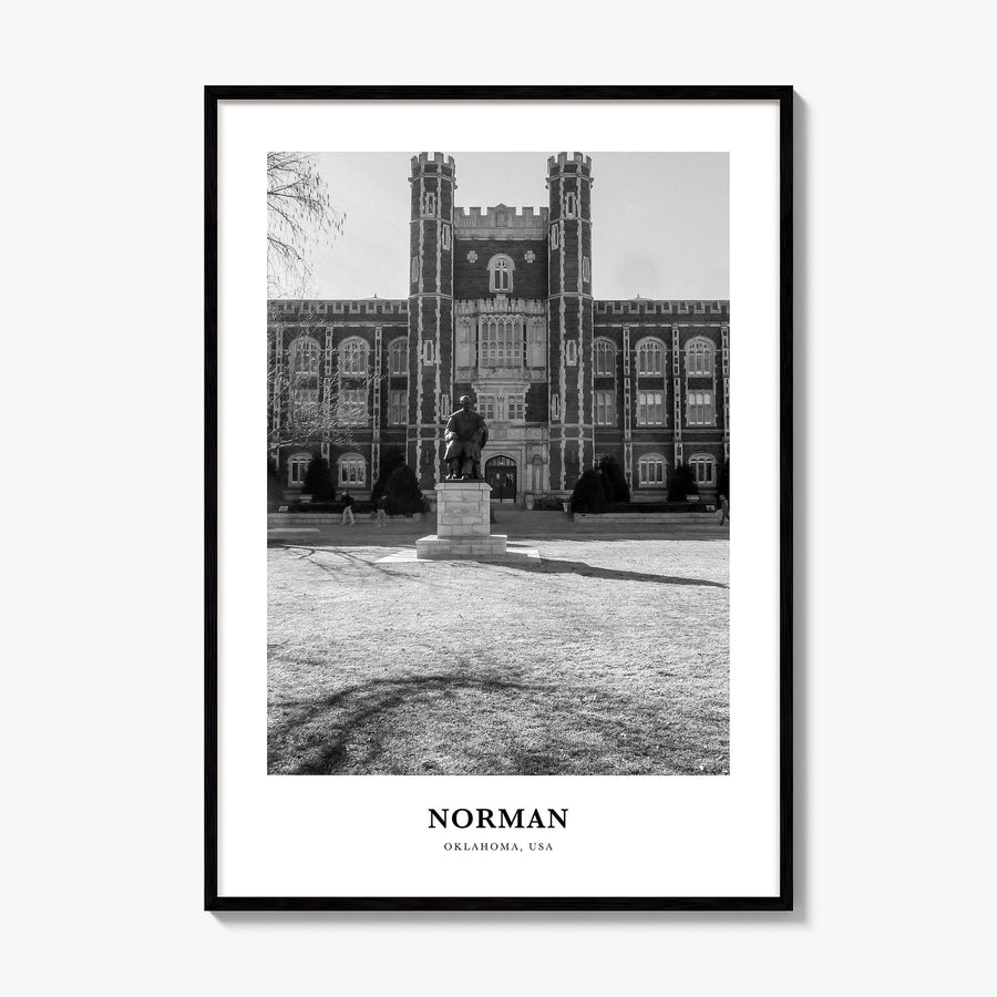 Norman Classic Poster, framed poster mockup