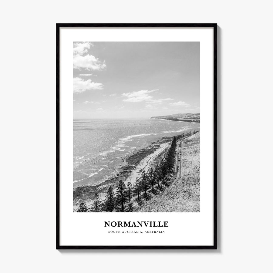 Normanville Classic Poster, framed poster mockup